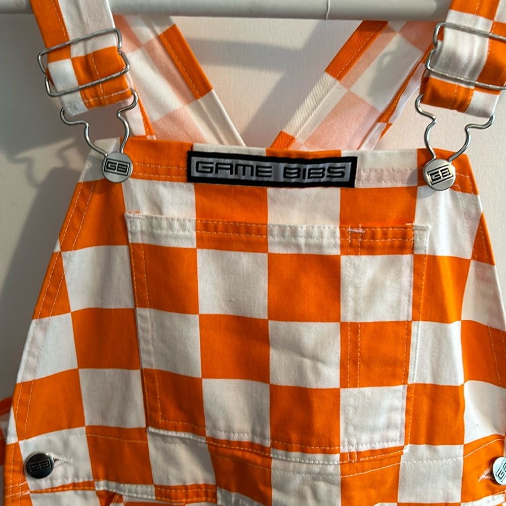 Tennessee Vols Orange and White Checkered Bibs